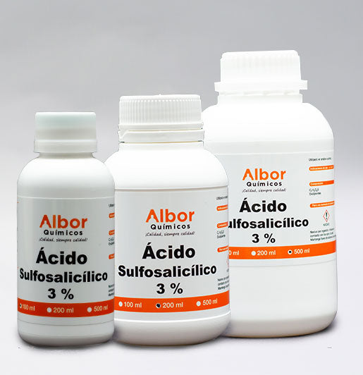 Ácido Sulfosalicílico 3% Albor - Jelt