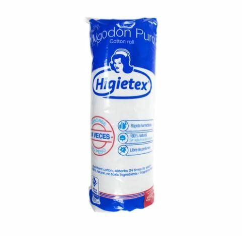 Algodón rollo Higietex 454gr, rollo, absorbente, 100%fibra, libre de perfumes. - Jelt