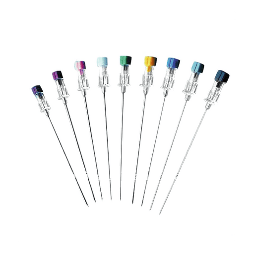 Aguja de spinocan 20G x 3 1/2 B-D Paquete x 10, control de punción, bisel corto, aguja anestesia espinal - Jelt