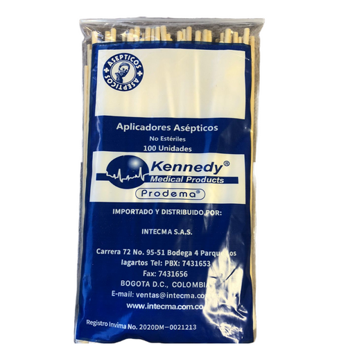Aplicadores de madera con punta de algodón por 1.000 unidades Esterilizable, Libre de astillas. - Jelt