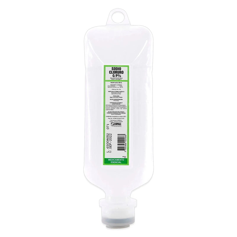 Sodio Cloruro 0.9% PVC 250 mL Caja x60 Unidades - Corpaul