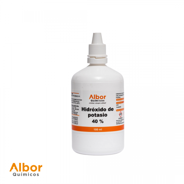 Hidróxido de Potasio Albor 40% 100ml - Jelt