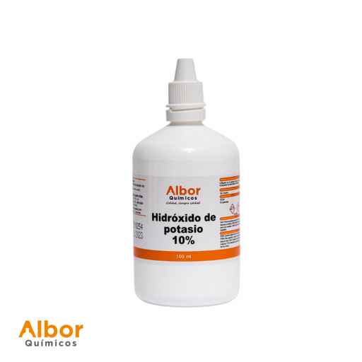 Hidróxido de Potasio 10% Albor 100ml - Jelt