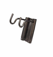 Atril – Porta Sueros de Pared, acero inoxidable, 2 ganchos - Jelt