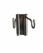 Atril – Porta Sueros de Pared, acero inoxidable, 2 ganchos - Jelt