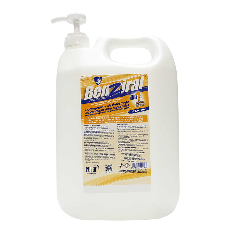 BENZIRAL (Detergente - Desinfectante Superficies)