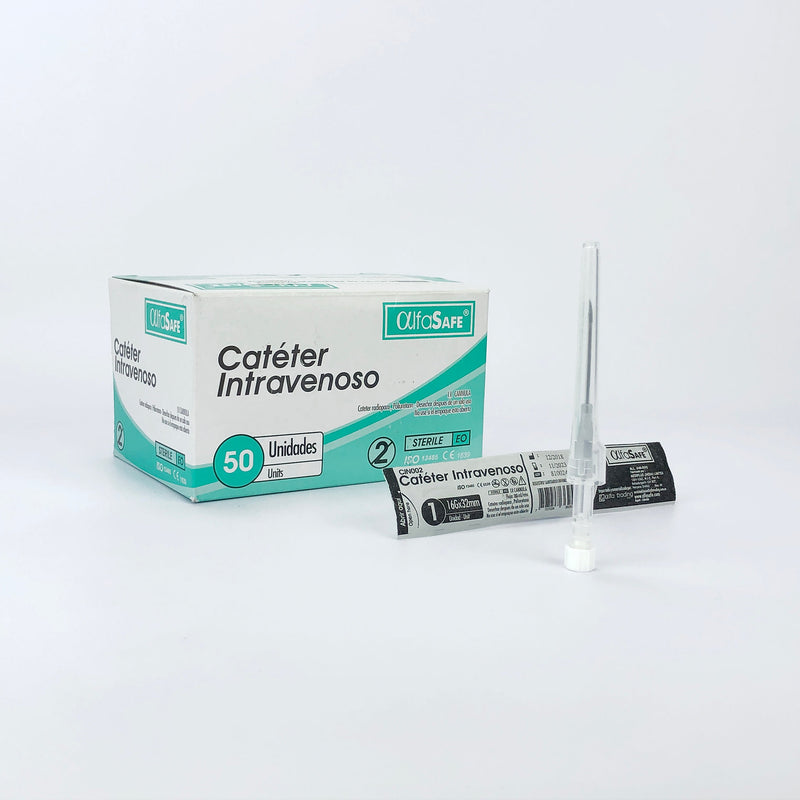 Catéter Intravenoso Alfasafe – Caja x 50 unidades