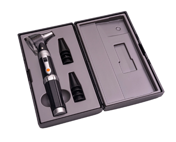 Otoscopio GMD Profesional LED con Fibra Óptica y Estuche – Set de 8 Espéculos