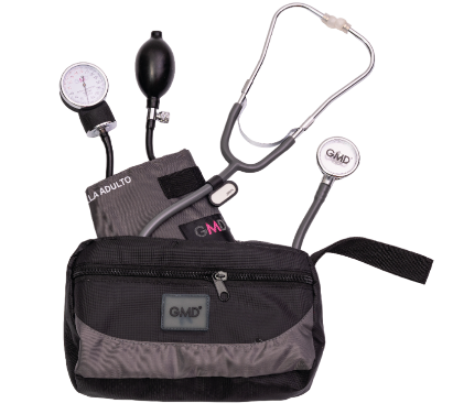 Kit De Tensiómetro Y Fonendoscopio Rappaport Con Estuche Colors GMD
