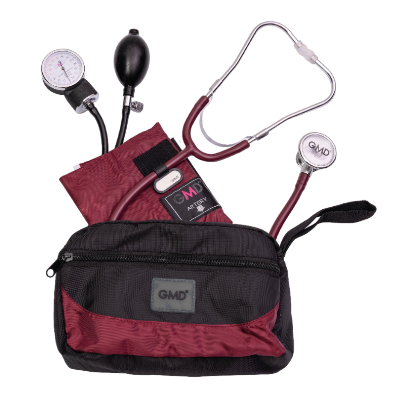 Kit De Tensiómetro Y Fonendoscopio Rappaport Con Estuche Colors GMD