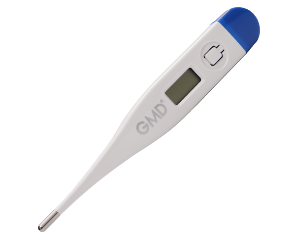 Termómetro Digital Rígido GMD – Punta Rígida | Pantalla LCD | Medición Bucal y Axilar
