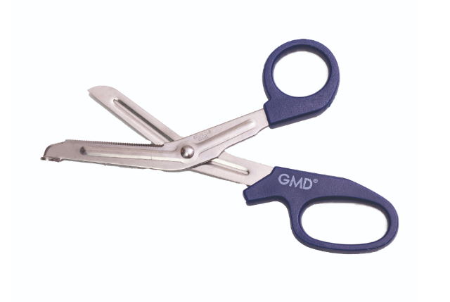 Tijera de Trauma Basic GMD 5 1/2″ Acero Inoxidable Mango ABS – Corte Todo para Uso Médico y de Emergencia