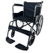 Silla de Ruedas Estándar en Acero Pintado KBE-9110HC – Plegable con Reposapiés Removibles y Llantas Macizas