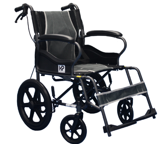 Silla de Ruedas de Transporte en Acero Konfort Plus – Modelo KBO1432RF‑MP23