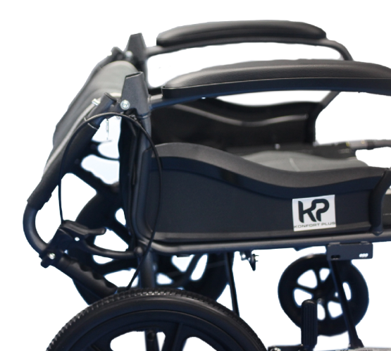 Silla de Ruedas de Transporte en Acero Konfort Plus – Modelo KBO1432RF‑MP23