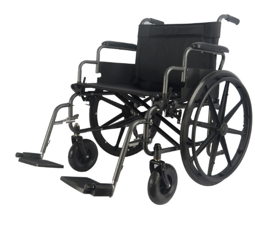 Silla de Ruedas Estándar Bariátrica en Acero 56,5 cm Konfort Plus – Modelo KBE‑9953‑III