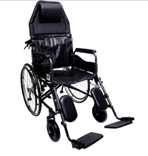 Silla de Ruedas Estándar Reclinable en Acero Konfort Plus – Modelo KBE‑9953