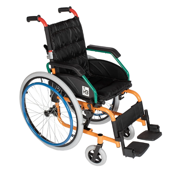 Silla de Ruedas Pediátrica con Respaldo Abatible Konfort Basic – Modelo KBE‑980LQA‑35