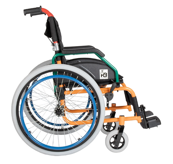 Silla de Ruedas Pediátrica con Respaldo Abatible Konfort Basic – Modelo KBE‑980LQA‑35