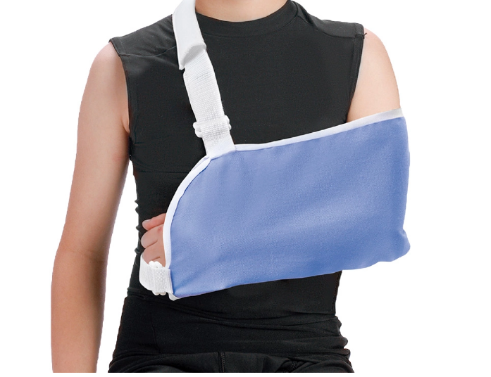 Cabestrillo Pediátrico Color Azul Konfort Plus – Modelo KBC‑PA | Inmovilizador de Hombro y Brazo