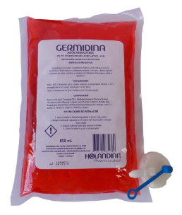 Antiséptico y Jabón Quirúrgico Germidina Bolsa x850 mL Holandina