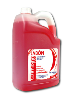 Antiséptico y Jabón Quirúrgico Germidina Plus Galón x4000 mL Holandina