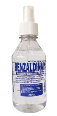 Desinfectante Multiusos Benzaldina QXS Frasco x240 mL Holandina