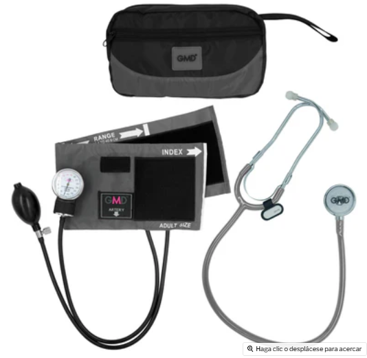 Kit de Tensiómetro y Fonendoscopio Fusion Colors 1 Unidad GMD50-RP-ST15FE1
