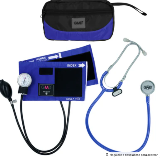 Kit de Tensiómetro y Fonendoscopio Fusion Colors 1 Unidad GMD50-RP-ST15FE1