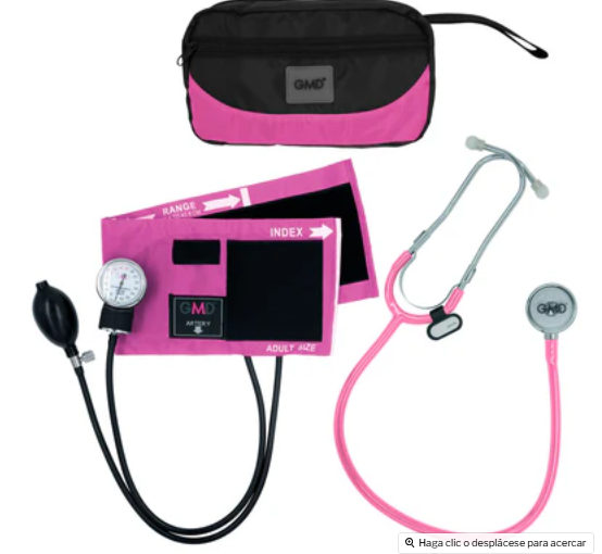 Kit de Tensiómetro y Fonendoscopio Fusion Colors 1 Unidad GMD50-RP-ST15FE1