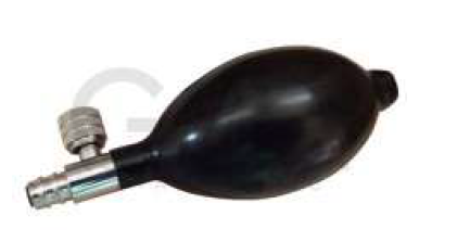 Pera para Tensiómetro con Válvula Metálica Ref. GMD20R-ST20