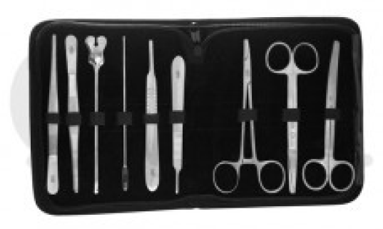 Sistema de Disección 9 Piezas Estuche Ref. GMD-KD-9PCS