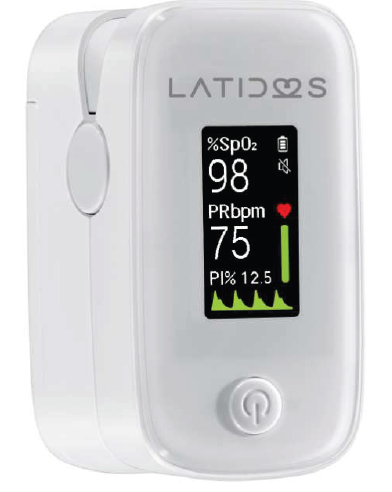 Pulsioxímetro con Curva II Unidad Ref. GMDPX-202 Latidos