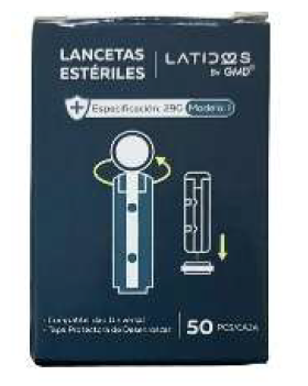 Lancetas para Glucómetro Caja x50 Ref. LTD-B10-L GMD