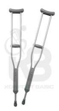 Muleta Convencional en Aluminio Talla S Unidad Ref. KB311S-AL19 Konfort Plus