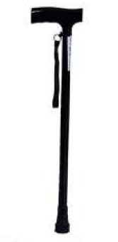 Bastón con Empuñadura en T Ergonómico Negro Ref. KP4102-20 Konfort Plus