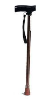 Bastón con Empuñadura en T Ergonómico Bronce Ref. KP4102-28 Konfort Plus