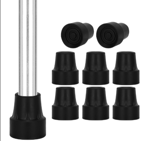 Tapón para Bastón de Invidente Goma Negra Ref. P165-001B Konfort Plus