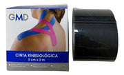 Cinta kinesiológica 5m x5cm GMD, algodón, spandex, uso terapéutico, prevención, deportivo, tratamiento, dolores musculares. - Jelt
