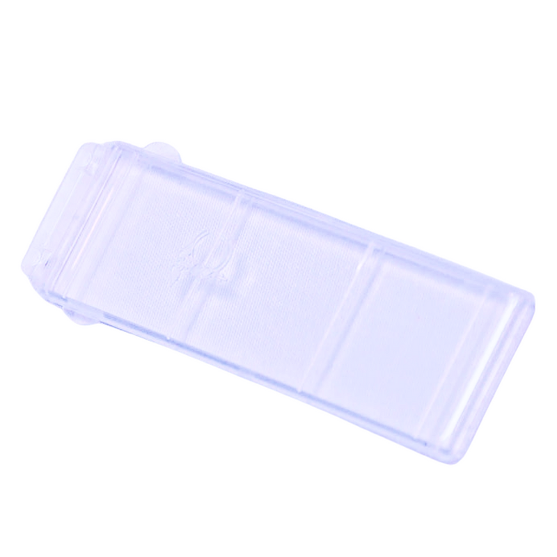 Estuche Porta Lámina X500, porta lamina libre de patógenos, no corrosiva y con bordes recortadas.