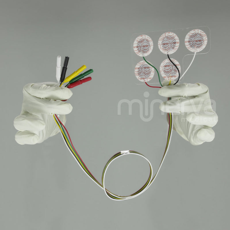 NeoLead Electrodos ECG radiolúcidos 3-Up redondos Caja x20 Ref. N305 Neotech