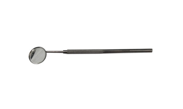 Espejo para Boca+mango #5, exploración bucal del paciente, separación de pared bucal, instrumental odontológico