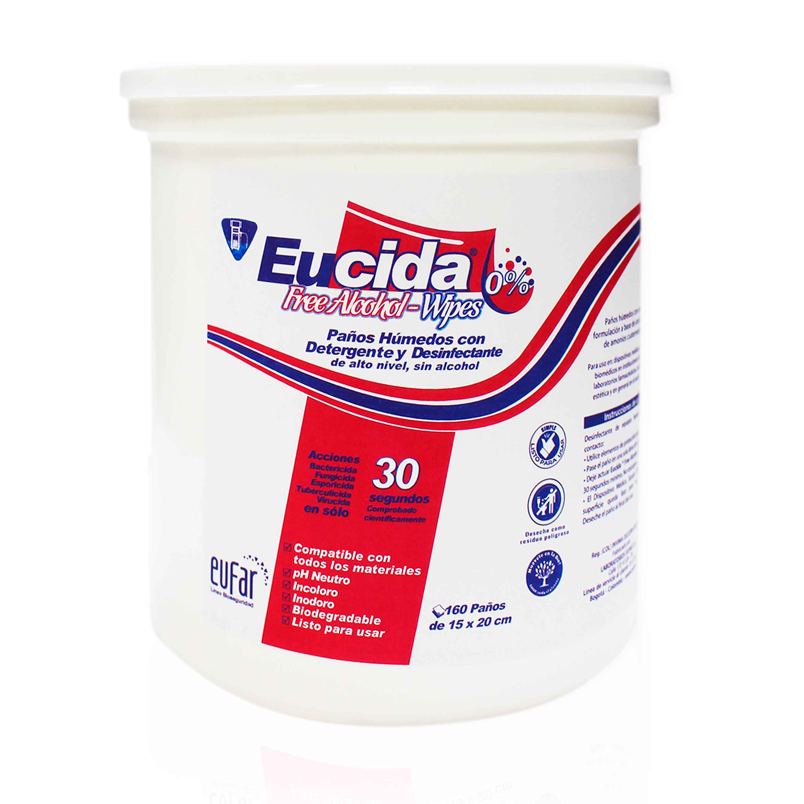 Eucida Wipes Free Alcohol Paños - Jelt