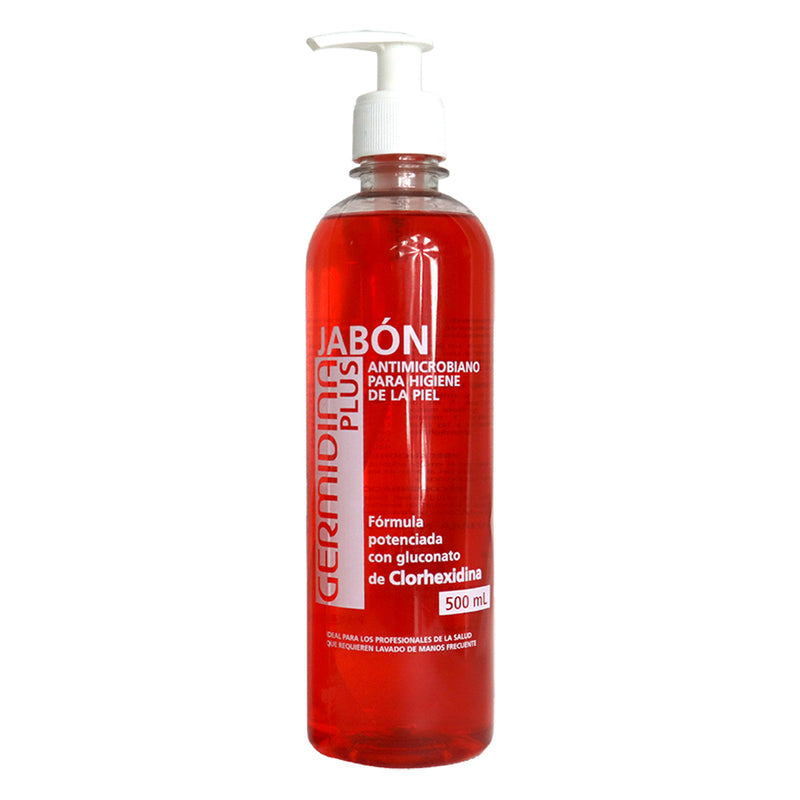 Antiséptico y Jabón Quirúrgico Germidina Plus Frasco x500 mL Holandina
