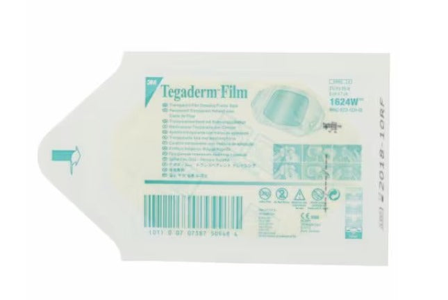 Apósito Tegaderm 6 x7cm unidad, impermeable, apósito de fácil aplicación, se adhiere a la piel, barrera contra virus - Jelt