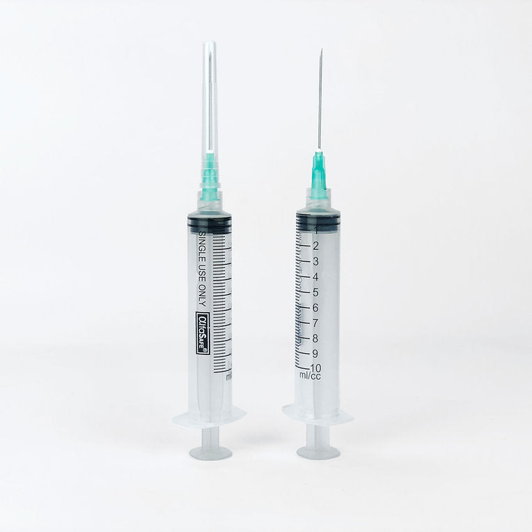 Jeringa Hipodérmica de 3 piezas con Aguja – Alfasafe x 100 und