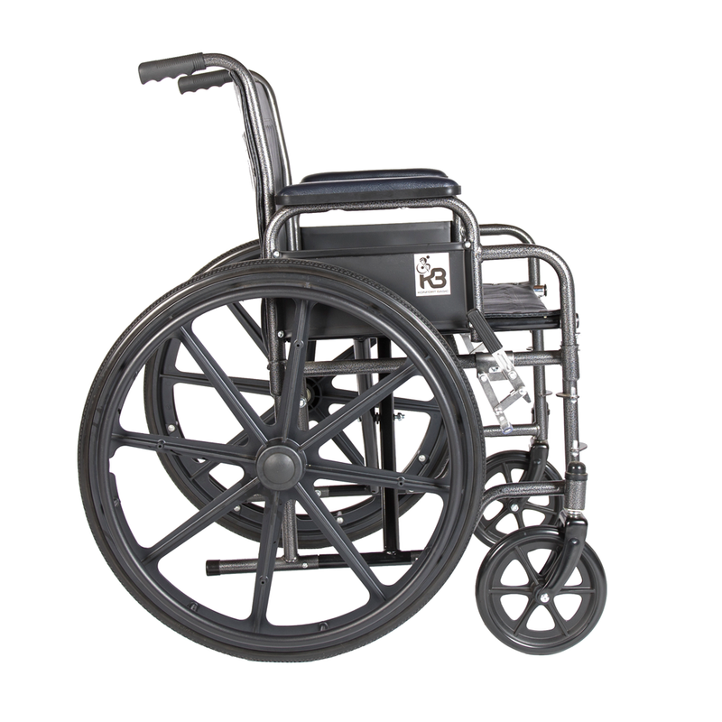 Silla de Ruedas Estándar en Acero Caja x1 Unidad Ref. KBE1462RR-PP23L Konfort Plus