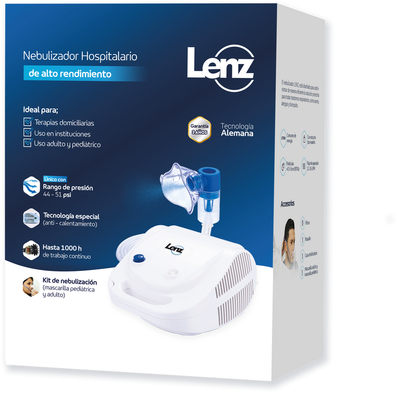 Nebulizador hospitalario de alto rendimiento Lenz REF. NB-206B