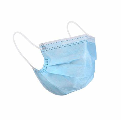 Tapabocas médico quirúrgico - Paquete x 50, adaptador nasal, capa polipropileno, 25 g, azul. - Jelt