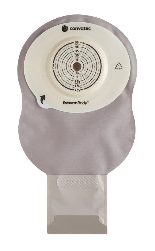 Bolsa Esteem Body Convexa Drenable Recortable 10-25mm Caja x10 Ref. 423627 Convatec